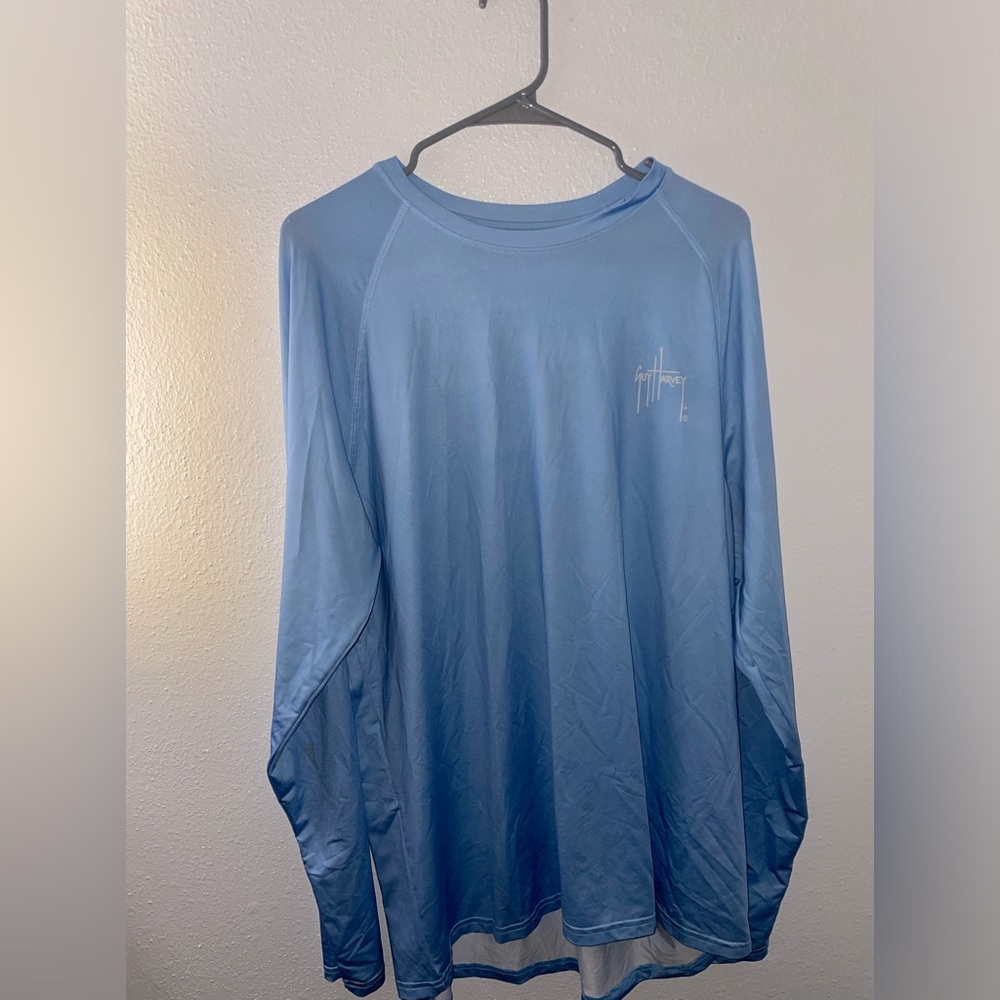 Guy Harvey Blue Fishing Shirt